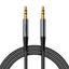 Joyroom stereo garso laidas AUX 3,5 mm mini lizdas 1,2 m juodas (SY-A08)