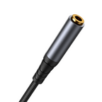 Joyroom stereo garso kabelis AUX 3,5 mm mini lizdas (vyriškas) - mini lizdas (moteriškas) 1,2 m juodas (SY-A09)