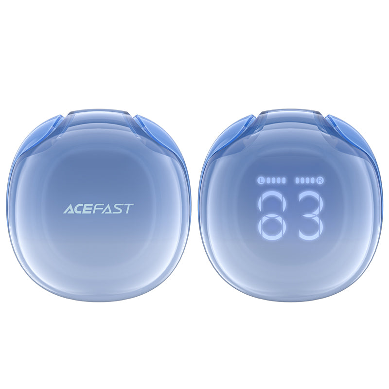 Acefast T9 Bluetooth 5.3 į ausis įdedamos belaidės ausinės – mėlynos spalvos