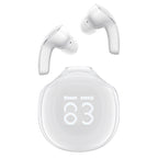 Acefast T9 Bluetooth 5.3 į ausis įdedamos belaidės ausinės – baltos