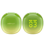 Acefast T9 Bluetooth 5.3 į ausis įdedamos belaidės ausinės – žalios spalvos
