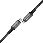Acefast C1-09 USB-C / USB-C USB4 PD3.1 laidas 5A 1m - pilkai-juodas