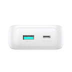 Mini išorinė baterija su integruotais laidais Joyroom JR-PBC06 30W 10000mAh - baltas