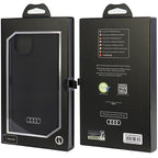 Audi silikoninis dėklas iPhone 15 Plus – juodas