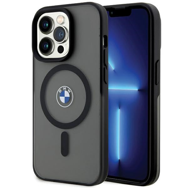 BMW MagSafe dėklas iPhone 15 Pro – juodas