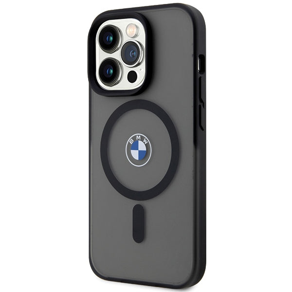 BMW MagSafe dėklas iPhone 15 Pro – juodas