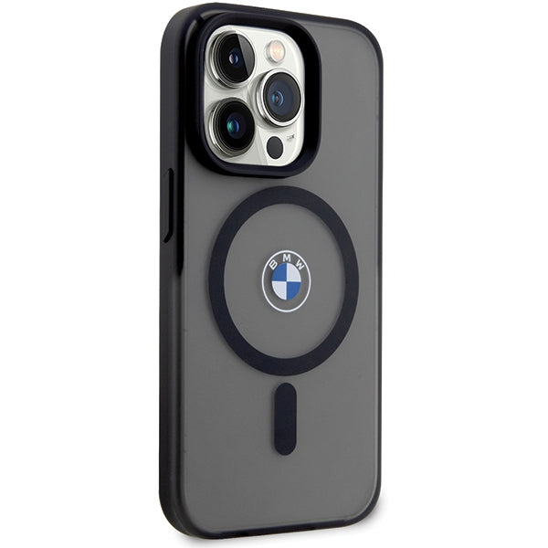 BMW MagSafe dėklas iPhone 15 Pro – juodas