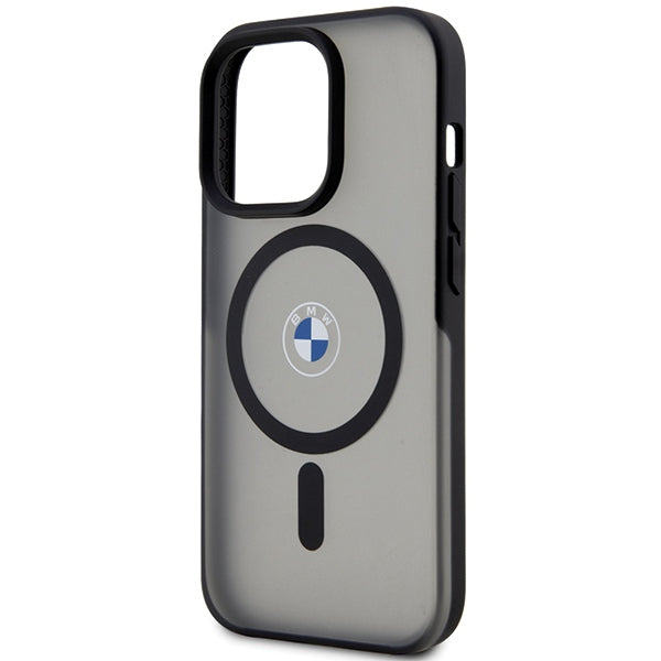 BMW MagSafe dėklas iPhone 15 Pro – juodas