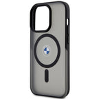 BMW MagSafe dėklas iPhone 15 Pro – juodas