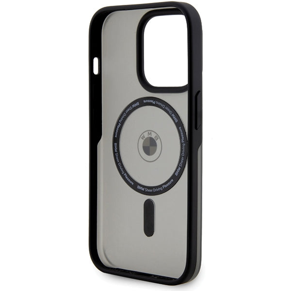 BMW MagSafe dėklas iPhone 15 Pro – juodas
