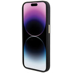 Guess silikoninis dėklas iPhone 15 Pro – juodas