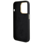 Guess silikoninis dėklas iPhone 15 Pro – juodas