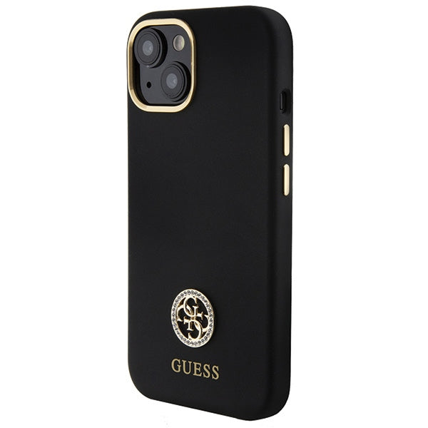 Guess 4G Strass dėklas iPhone 15/14/13 – juodas