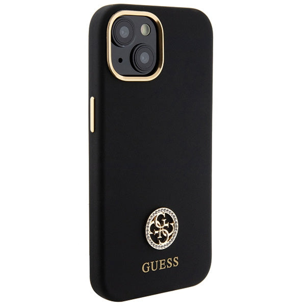 Guess 4G Strass dėklas iPhone 15/14/13 – juodas