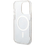 Guess MagSafe dėklas iPhone 15 Pro – rudas