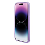 Guess Saffiano MagSafe dėklas iPhone 15 Pro – violetinis -- iPhone 15 Pro