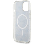 Guess 4G MagSafe dėklas iPhone 15 Plus – rudas