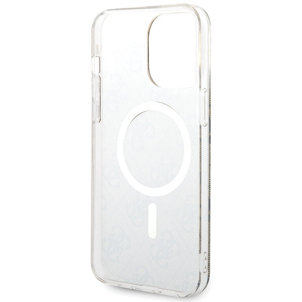 Guess MagSafe dėklas iPhone 15 Pro Max – rudas