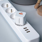 Wozinsky sieninis įkroviklis CMWCW 20W USB-C / USB-A - baltas