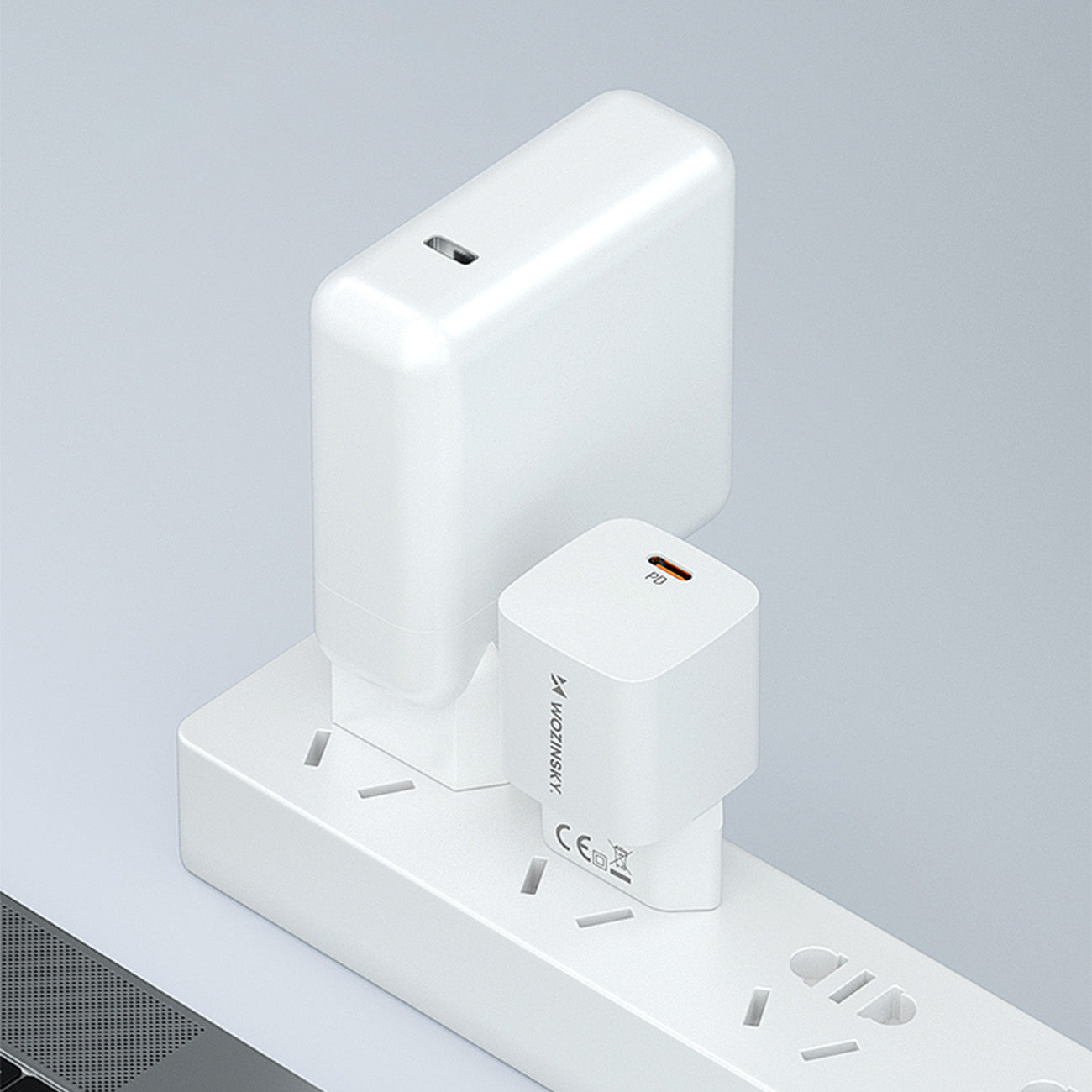 Wozinsky sieninis įkroviklis CMWCS USB-C PD 20W - baltas