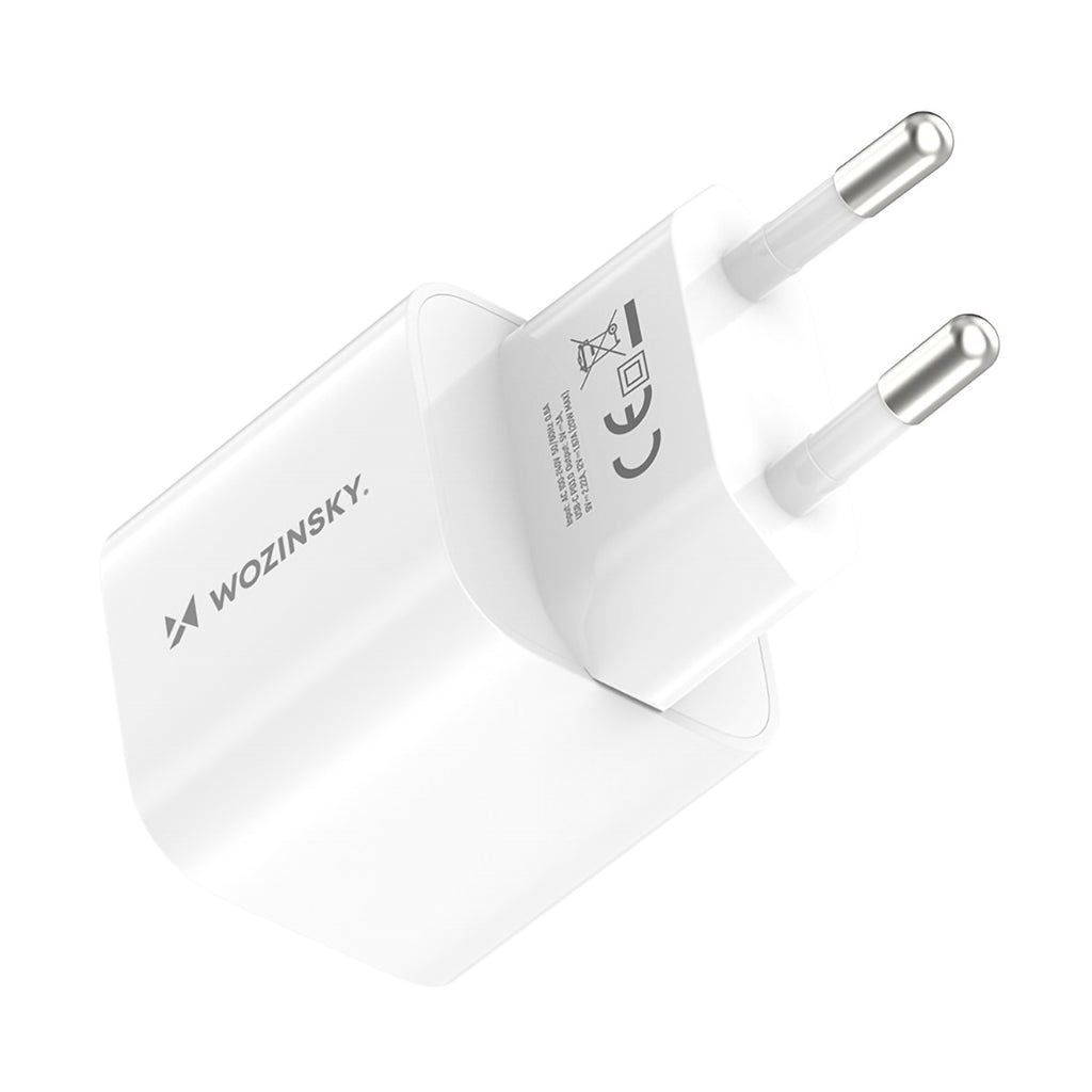 Wozinsky sieninis įkroviklis CMWCS USB-C PD 20W - baltas