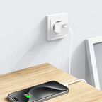 Wozinsky sieninis įkroviklis CMWCS USB-C PD 20W - baltas