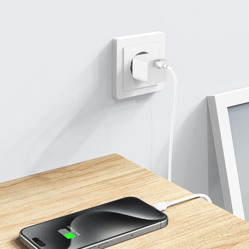 Wozinsky sieninis įkroviklis CMWCS USB-C PD 20W - baltas