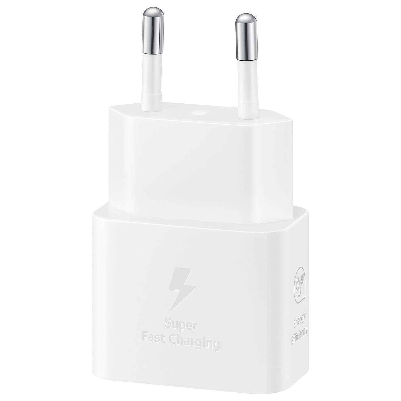 Samsung EP-T2510NWEGEU 25W SFC USB-C GaN sieninis įkroviklis - baltas