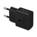 Samsung EP-T2510XBEGEU 25W SFC GaN sieninis įkroviklis su USB-C laidu - juodas