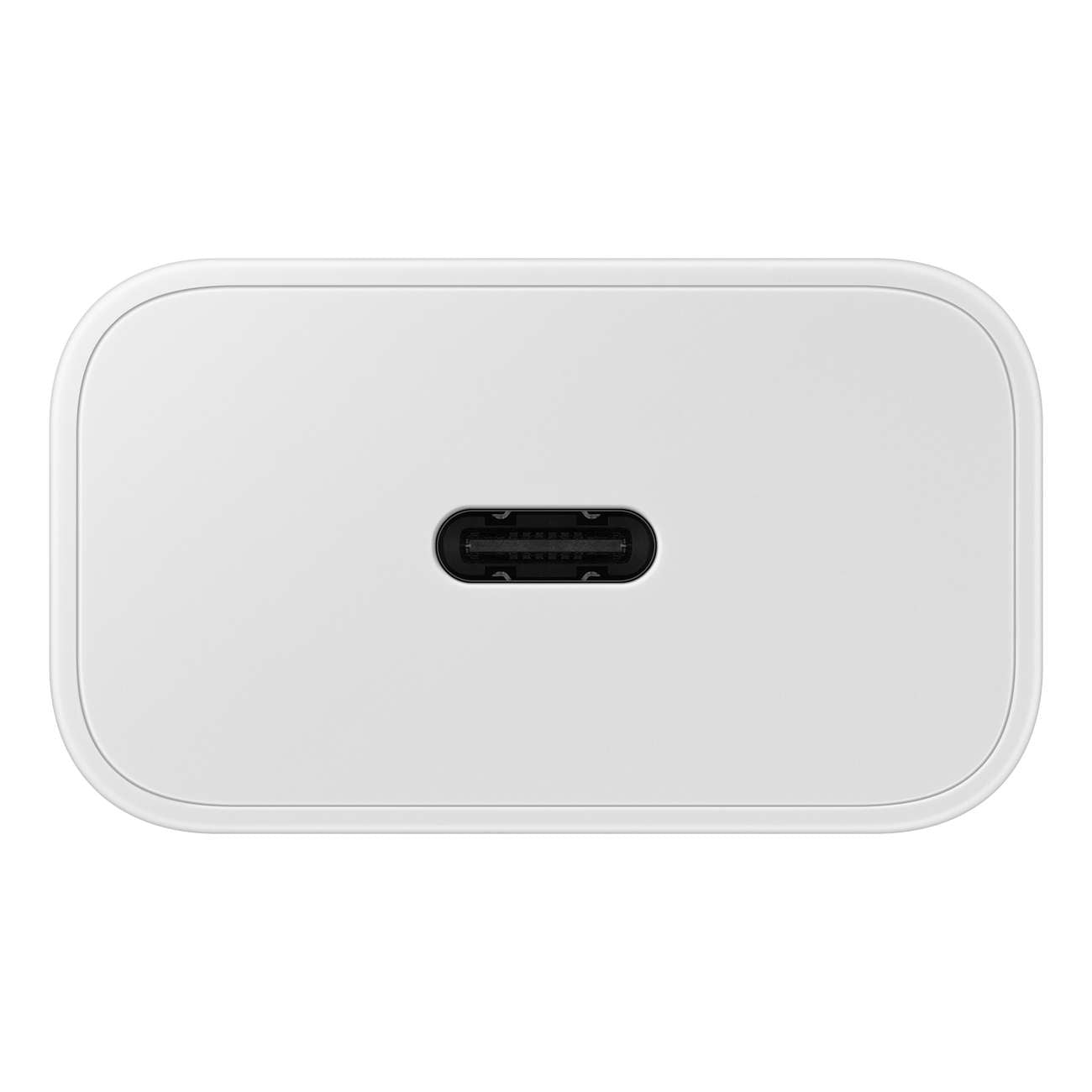 Samsung EP-T2510XWEGEU 25W SFC GaN sieninis įkroviklis su USB-C laidu - baltas