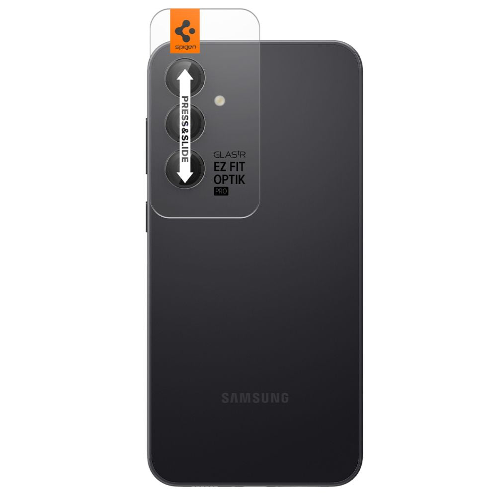 Spigen Optik.TR kameros stikliukas Galaxy S23 FE – juodas (2 vnt.)
