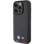 BMW odinis dėklas iPhone 15 Pro – juodas, Tricolor