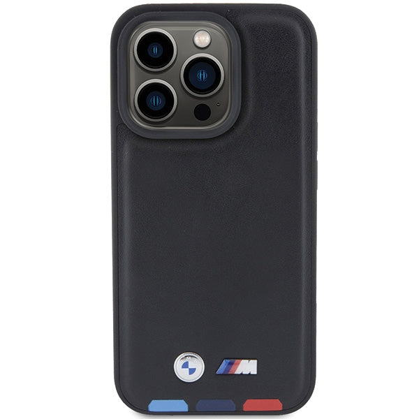 BMW odinis dėklas iPhone 15 Pro – juodas, Tricolor