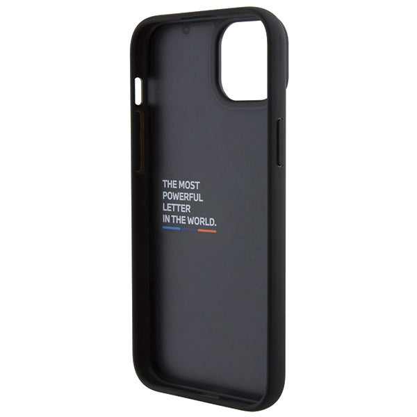 BMW odinis dėklas iPhone 15 Plus – juodas