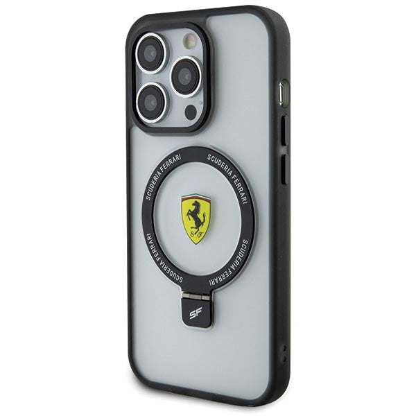 Ferrari MagSafe dėklas iPhone 15 Pro – skaidrus
