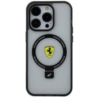 Ferrari MagSafe dėklas iPhone 15 Pro – skaidrus