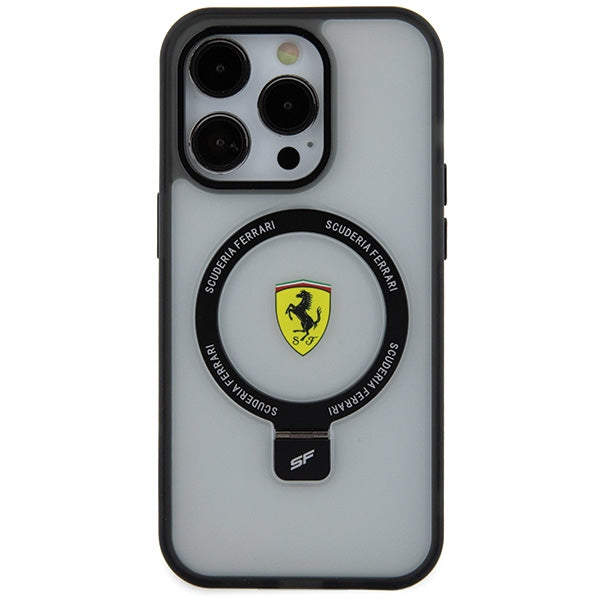 Ferrari MagSafe dėklas iPhone 15 Pro – skaidrus
