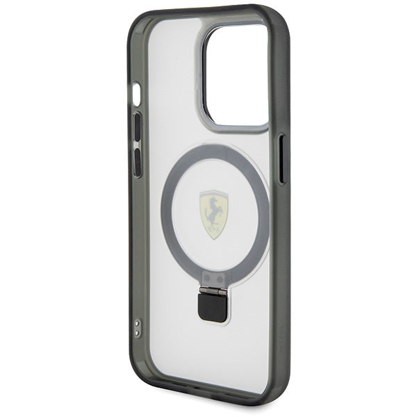 Ferrari MagSafe dėklas iPhone 15 Pro – skaidrus