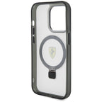 Ferrari MagSafe dėklas iPhone 15 Pro – skaidrus