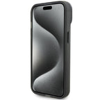 Ferrari MagSafe dėklas su žiedu-stovu iPhone 15 – skaidrus