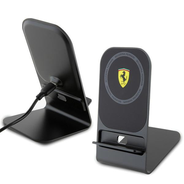 Ferrari MagSafe belaidis įkroviklis 15W – juodas -- Cell phone cases and covers