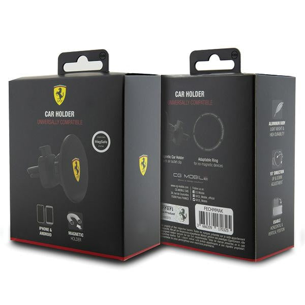 Ferrari MagSafe magnetinis laikiklis automobiliui – juodas -- Cell phone cases and covers