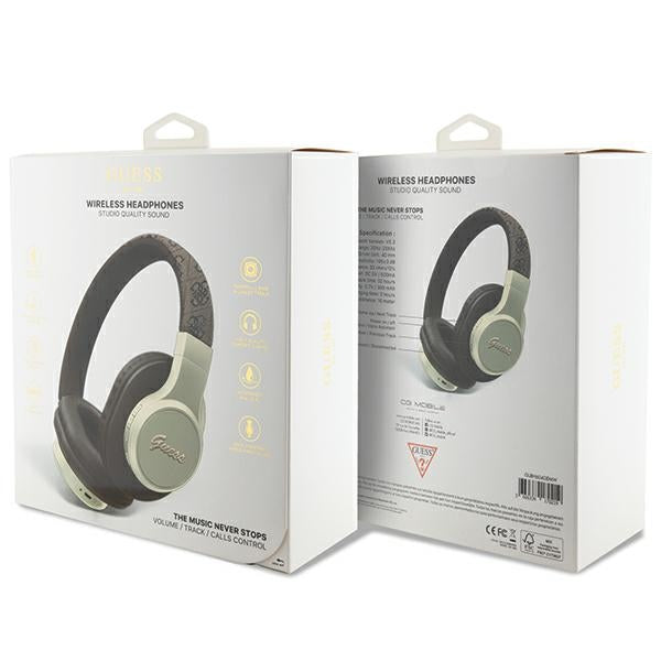 Guess Bluetooth ausinės GUBH604GEMW rūdos/rūdos 4G Script -- Headphones