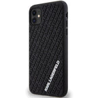 Karl Lagerfeld 3D Rubber dėklas iPhone 11/XR – juodas -- iPhone XR
