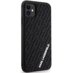 Karl Lagerfeld 3D Rubber dėklas iPhone 11/XR – juodas -- iPhone XR