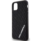 Karl Lagerfeld 3D Rubber dėklas iPhone 11/XR – juodas -- iPhone XR