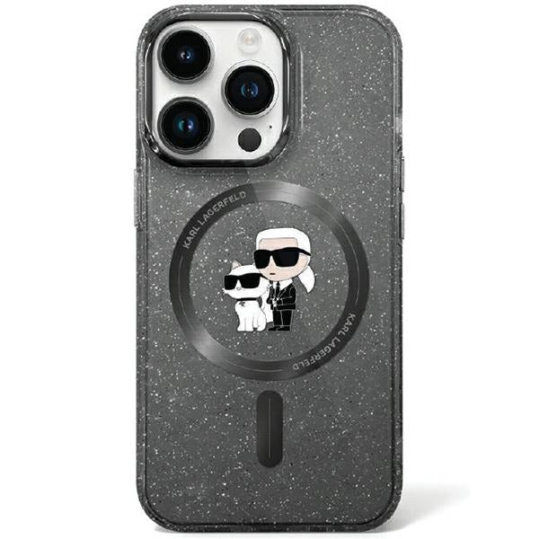 Karl Lagerfeld blizgus MagSafe dėklas iPhone 11/XR – juodas -- iPhone 11