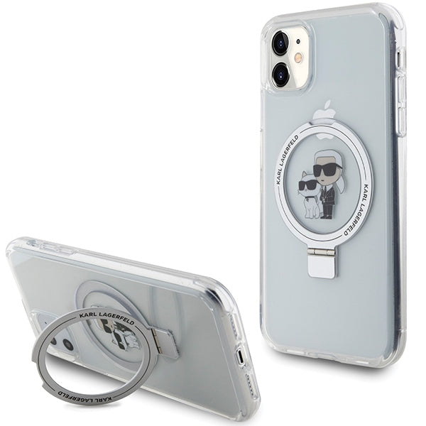 Karl Lagerfeld MagSafe dėklas iPhone 11/XR – baltas -- iPhone XR