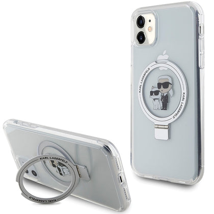 Karl Lagerfeld MagSafe dėklas iPhone 11/XR – baltas -- iPhone XR