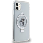 Karl Lagerfeld MagSafe dėklas iPhone 11/XR – baltas -- iPhone XR